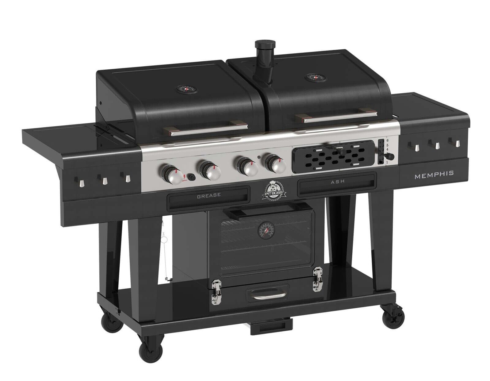 Pit Boss Memphis Ultimate 2.0 Kombigrill | Pelletsmoker, Holzkohlegrill & Gasgrill